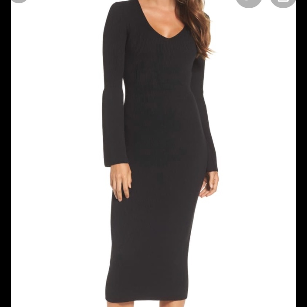 NWT French Connection Black Sweater Dress